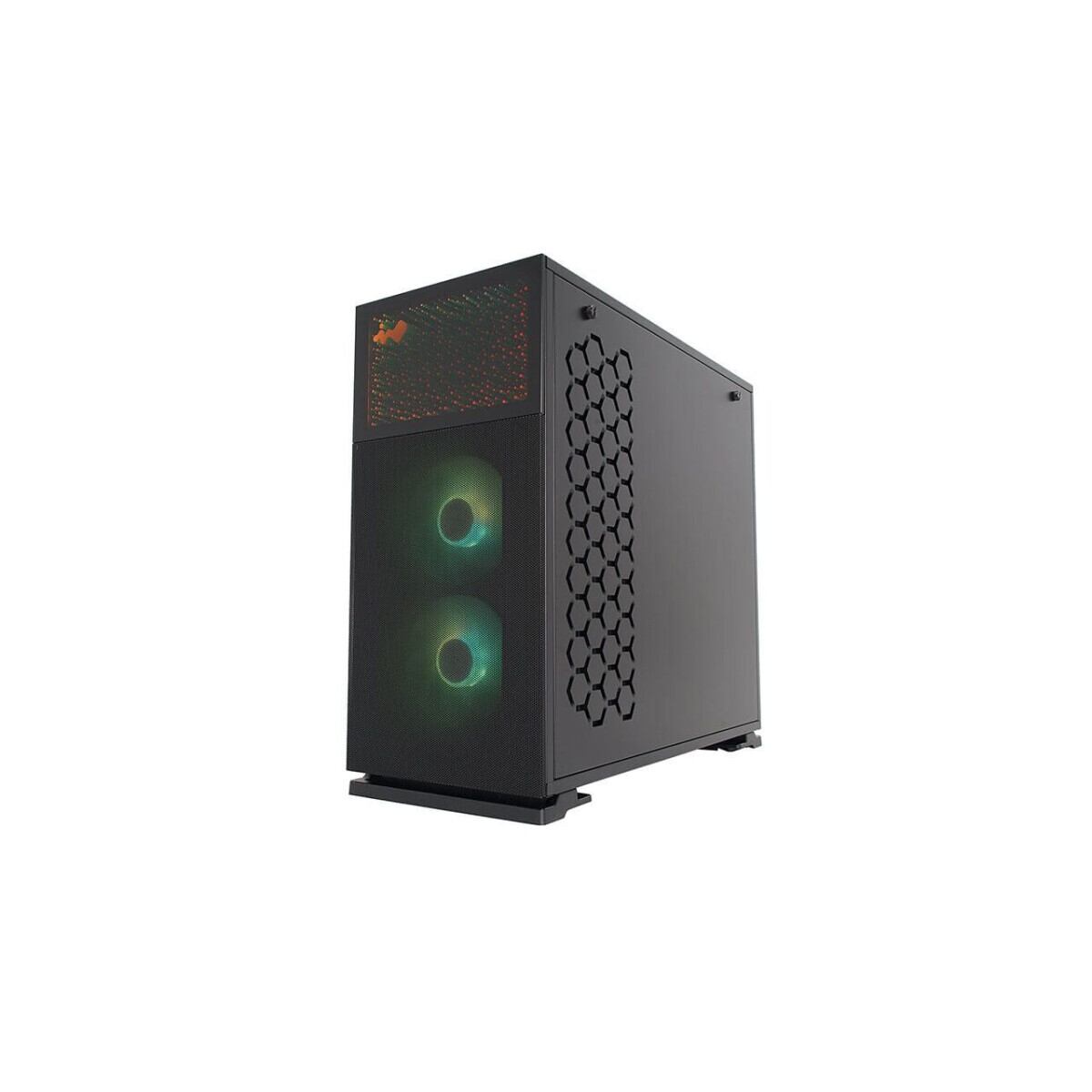 Datoru korpuss InWin N127 RGB (IW-CS-N127BLK-1AL120) -  IW-CS-N127BLK-1AL120