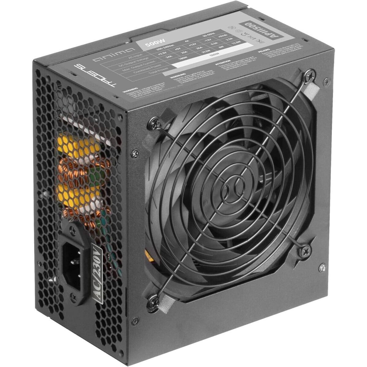 Barošanas bloks TACENS Anima APIII - 500W Black (APIII500) - foto 4