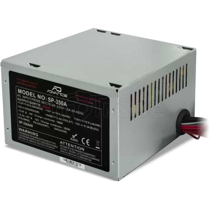 Barošanas bloks Advance SmartPower 350W 80MM (SP-350A8) - foto 2