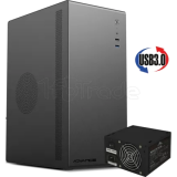 Datoru korpuss Advance Optima Micro ATX 350W BLACK (8301B)