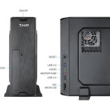 Datoru korpuss TooQ Slim TQC-3007U3C + SFX 500W PSU BLACK