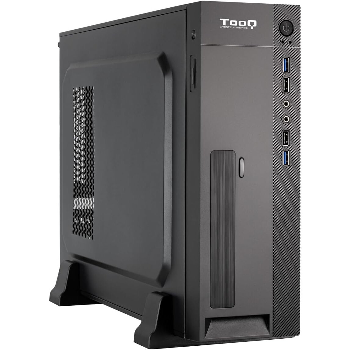 Datoru korpuss TooQ TQC-3008U3C + 500W PSU Black
