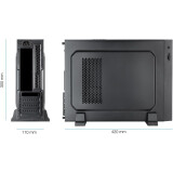 Datoru korpuss TooQ TQC-3008U3C + 500W PSU Black