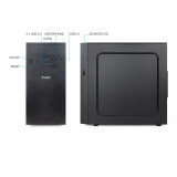 Datoru korpuss TooQ TQC-4701U3C-B BLACK