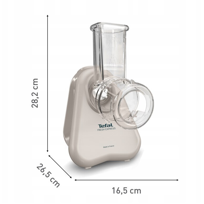 Virtuves piederumi TEFAL Fresh Express DN853BE0 shredder Beige - foto 3