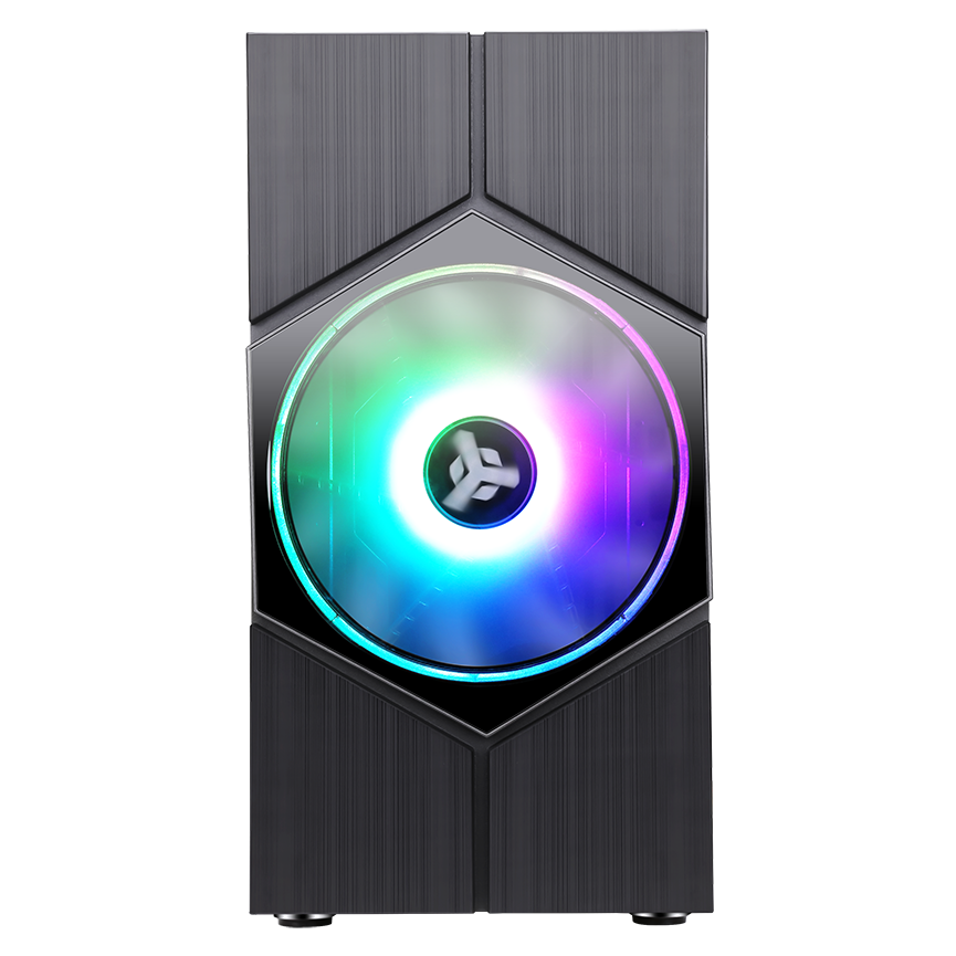 Datoru korpuss iTek Vortex RGB Black (ITGCACOLVB) - foto 2