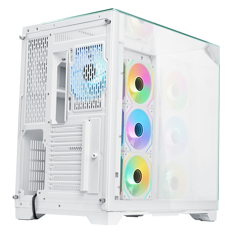 Datoru korpuss iTek Dark Cave Pano RGB White (ITGCADCPAW) - foto 2