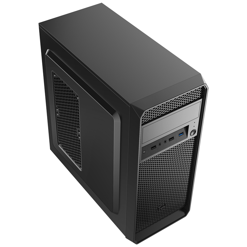 Datoru korpuss iTek Prime Dark + 500W PSU Black (ITOCPR10D) - foto 2