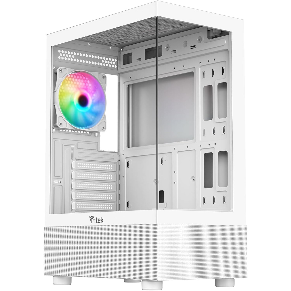 Datoru korpuss iTek Showbui 33 RGB White (ITGCASB33W)