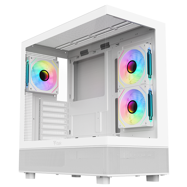 Datoru korpuss iTek Showbui 42 RGB White (ITGCASB42W)