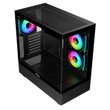 Datoru korpuss iTek Showbui 42 RGB Black  (ITGCASB42B)