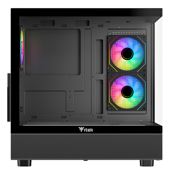 Datoru korpuss iTek Showbui 42 RGB Black  (ITGCASB42B) - foto 2