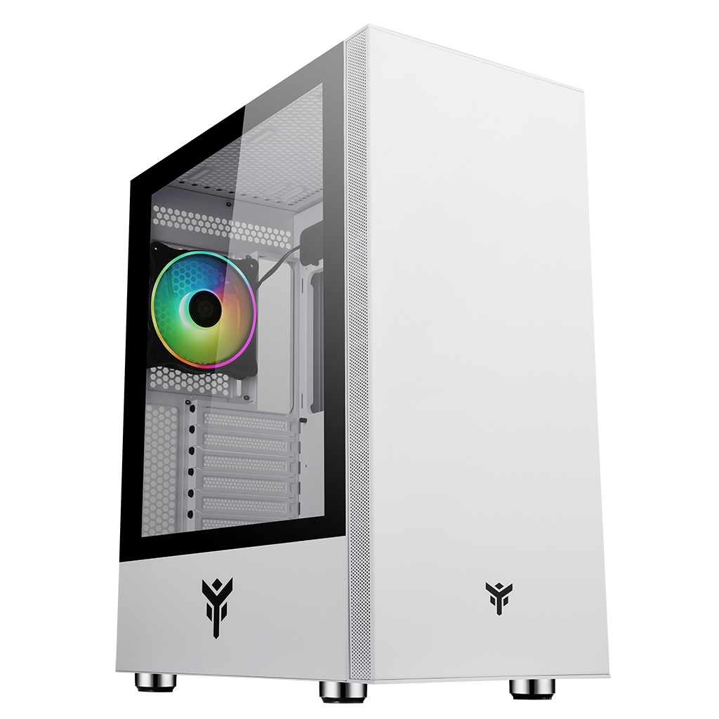 Datoru korpuss iTek Vertibra S210 White (ITGCAVS210W) - foto 2