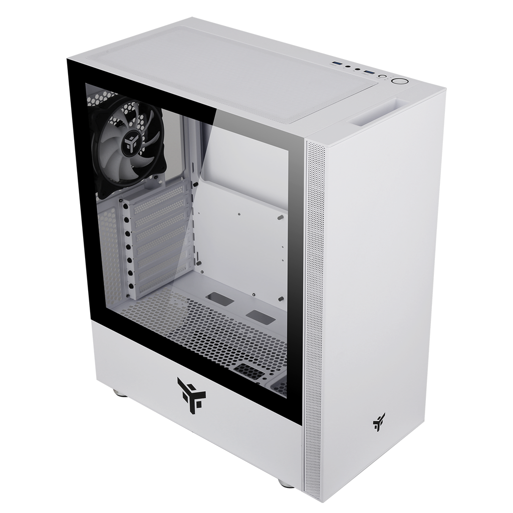 Datoru korpuss iTek Vertibra S210 White (ITGCAVS210W) - foto 3