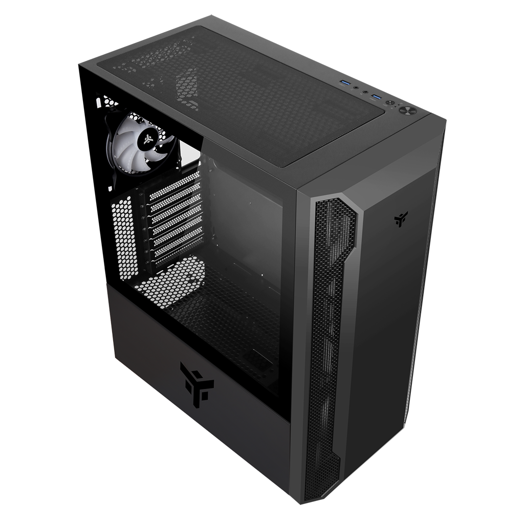 Datoru korpuss iTek Vertibra X210 RGB Black (ITGCAVX210) - foto 3