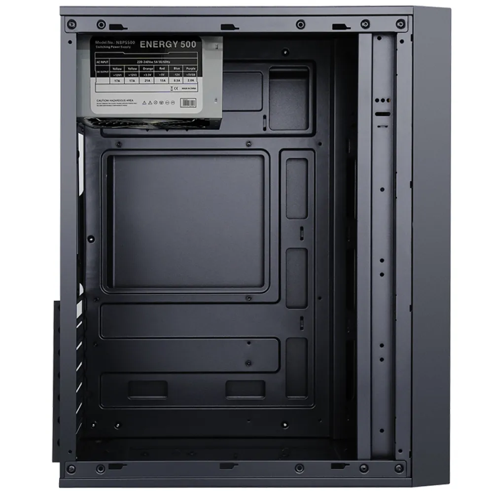 Datoru korpuss iTek Winco OM + 500W PSU Black (ITOCWOMU3) - foto 3