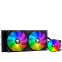 Ūdens dzesētājs iTek Evoliq Rainbow RGB 240mm Black (ITLCEVOR240)