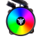 Ūdens dzesētājs iTek Evoliq Rainbow RGB 240mm Black (ITLCEVOR240) - foto 3