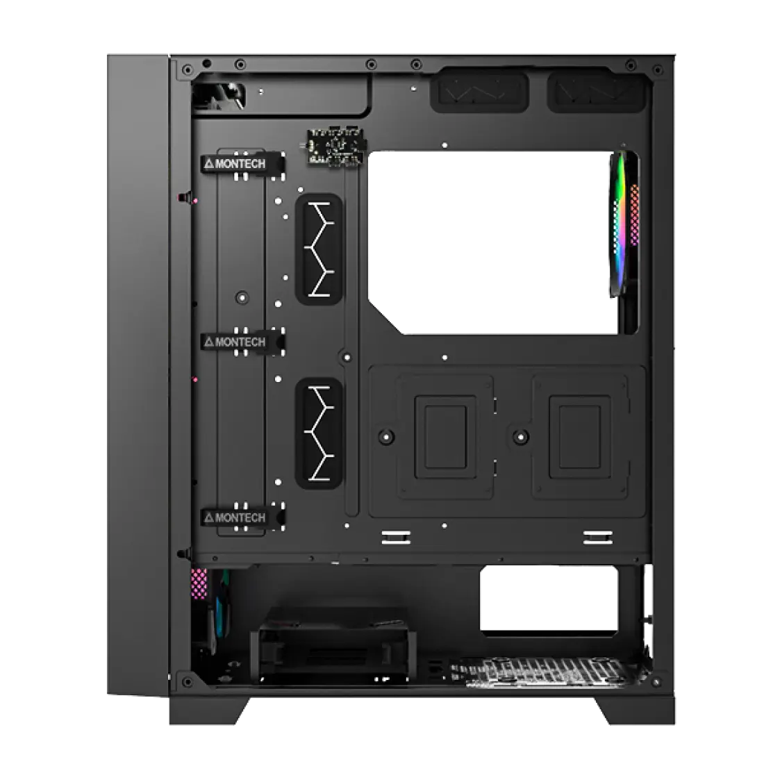 Datoru korpuss Montech Air 1000 Premium Black (AIR 1000 PREMIUM BK) - foto 4