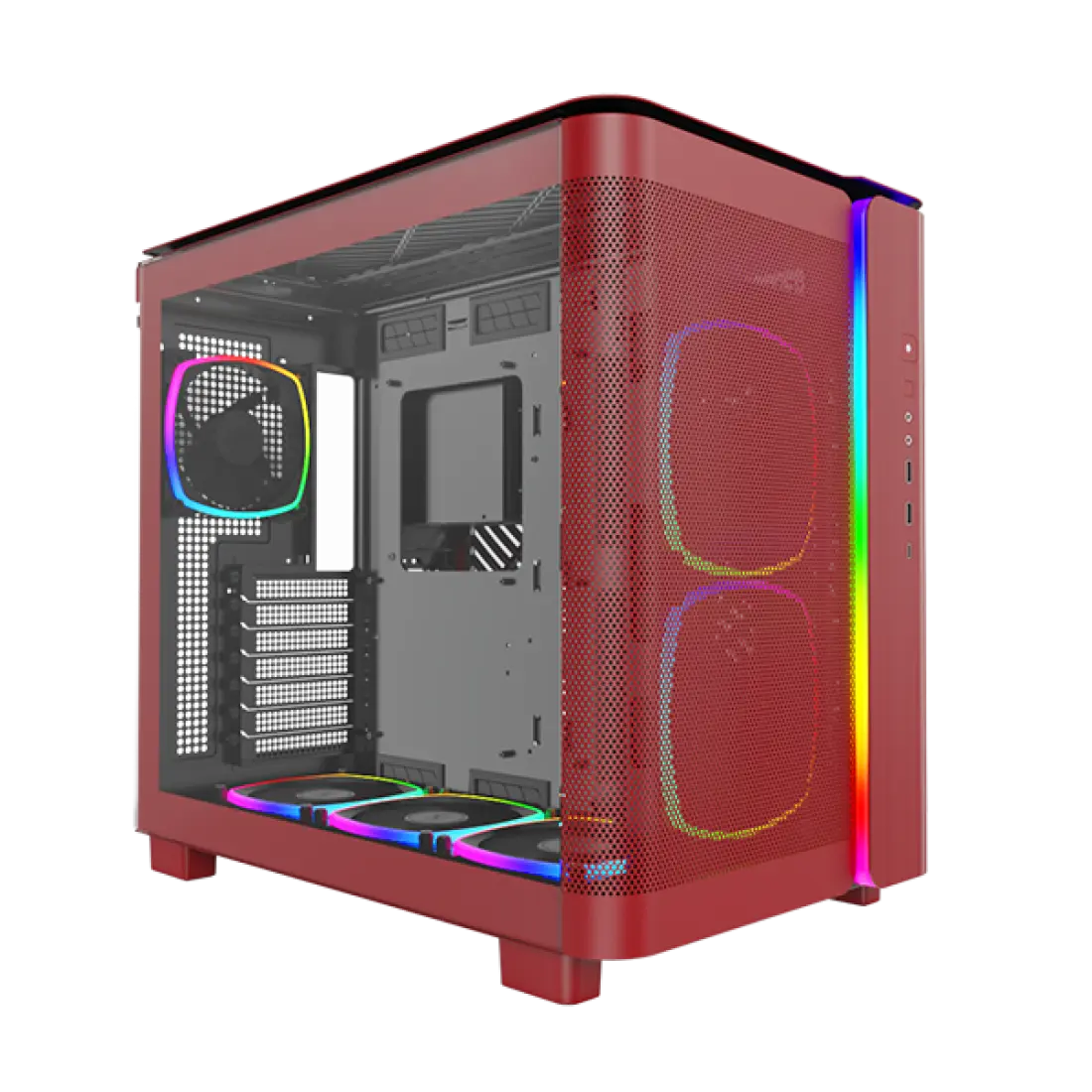 Datoru korpuss Montech King 95 Pro RGB RED (KING95PROR) - foto 3