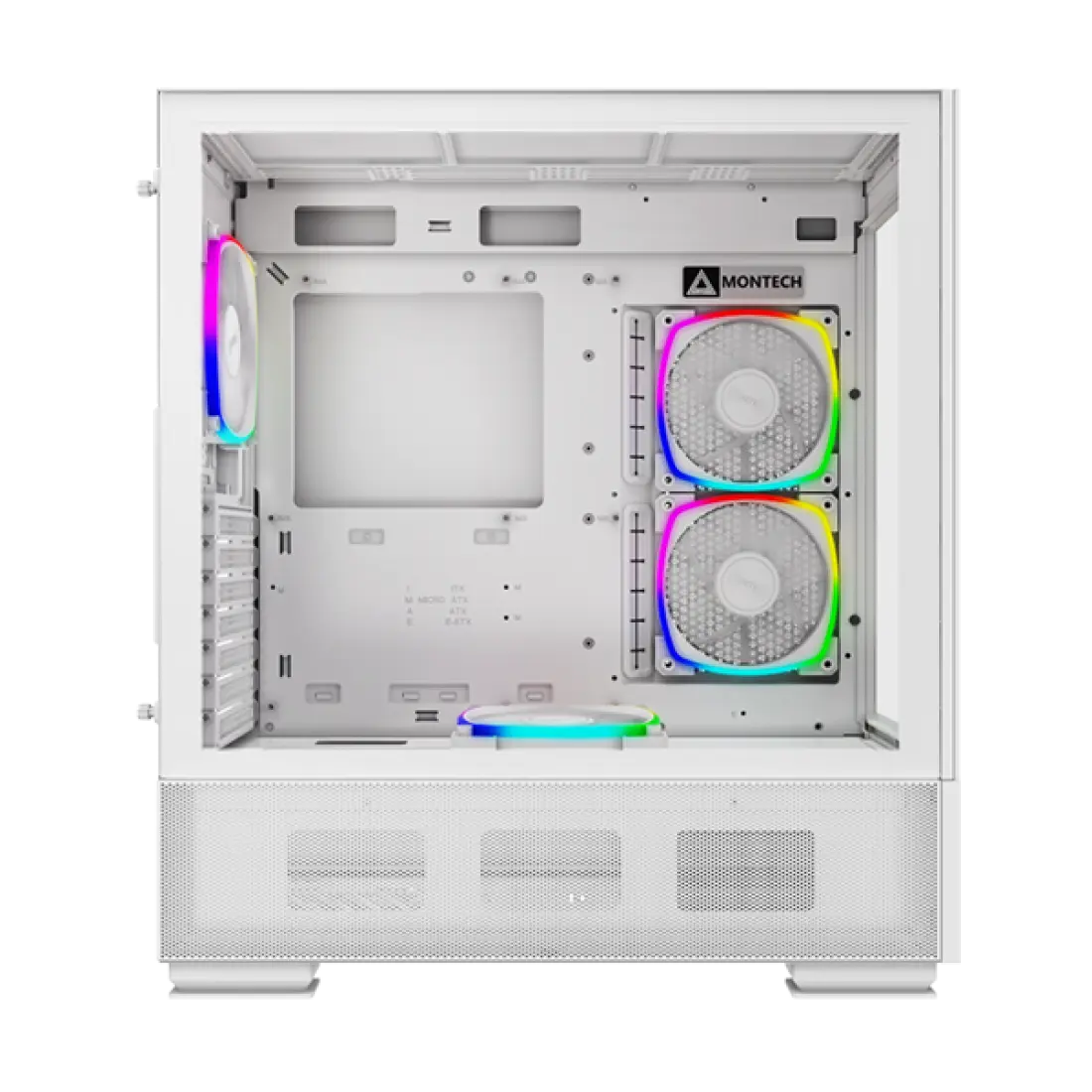 Datoru korpuss Montech Sky Two RGB White (SKY TWO WH) - foto 2