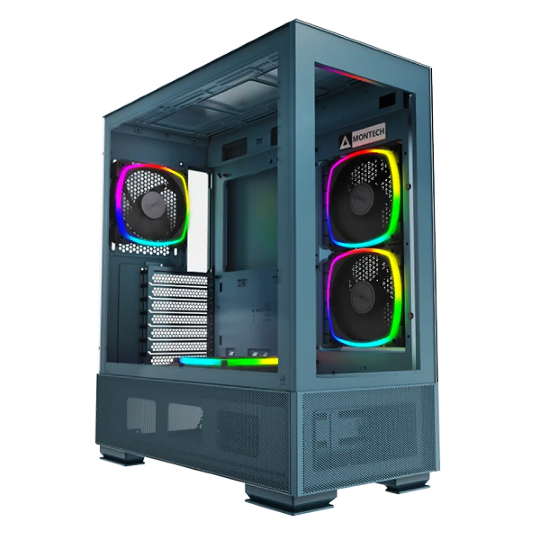 Datoru korpuss Montech Sky Two RGB Blue (SKY TWO M)