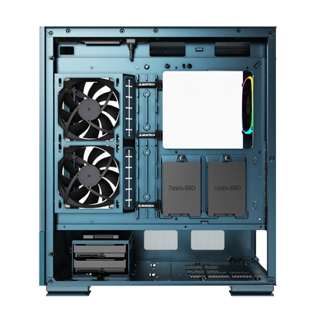 Datoru korpuss Montech Sky Two RGB Blue (SKY TWO M) - foto 6