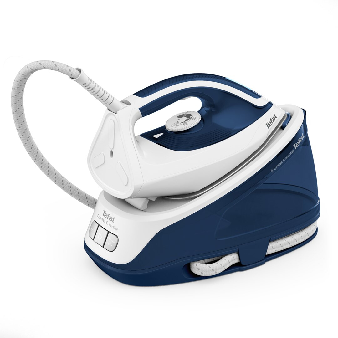 Le fer à repasser Tefal Express Essential SV6116 2200W 1.4L Blue and White (SV6116E0)