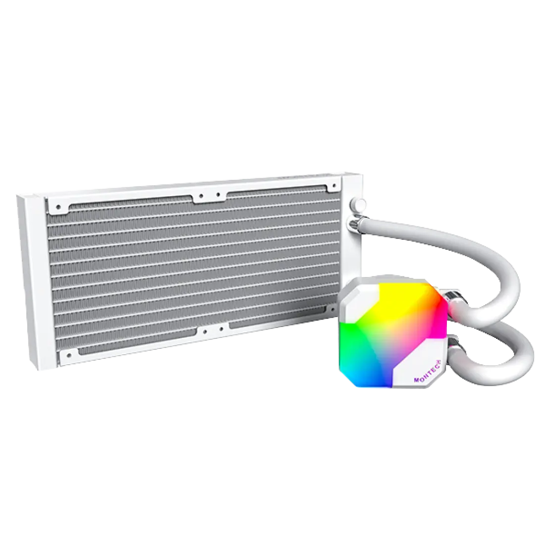 Ūdens dzesētājs Montech HyperFlow ARGB 240 White HYPER FLOW ARGB 240 (W) - foto 4