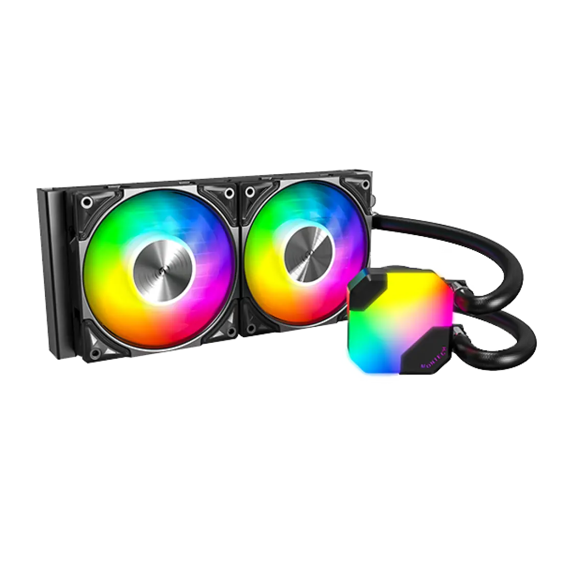 Procesoru dzesētājs Montech HyperFlow ARGB 240 Black (HYPER FLOW ARGB 240 (B))