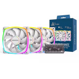Korpusa dzesētājs Montech AX120 PWM White (AX120 PWM WHITE 3 IN 1)