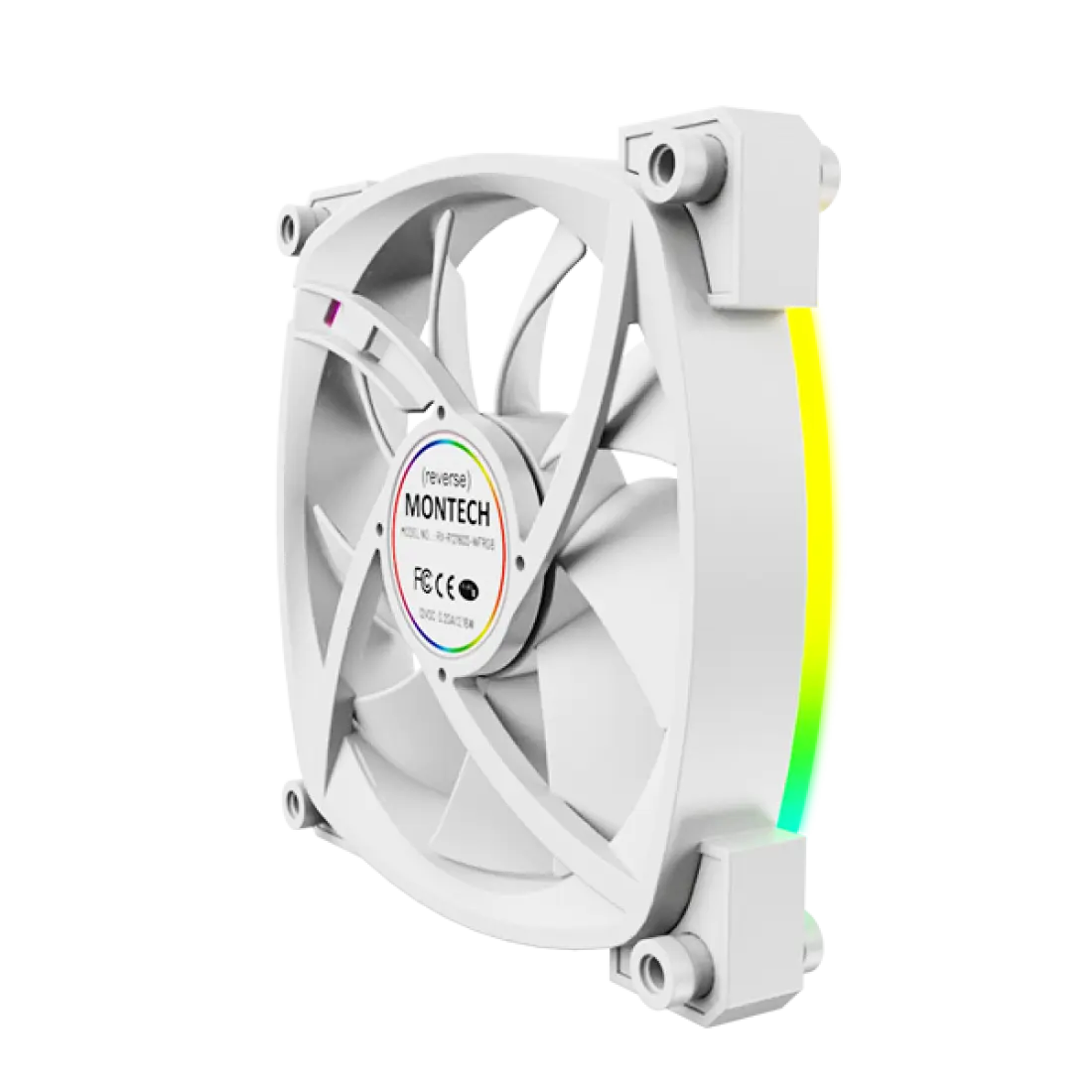 Korpusa dzesētājs Montech RX120 PWM White (RX120PWMWHITE) - foto 3