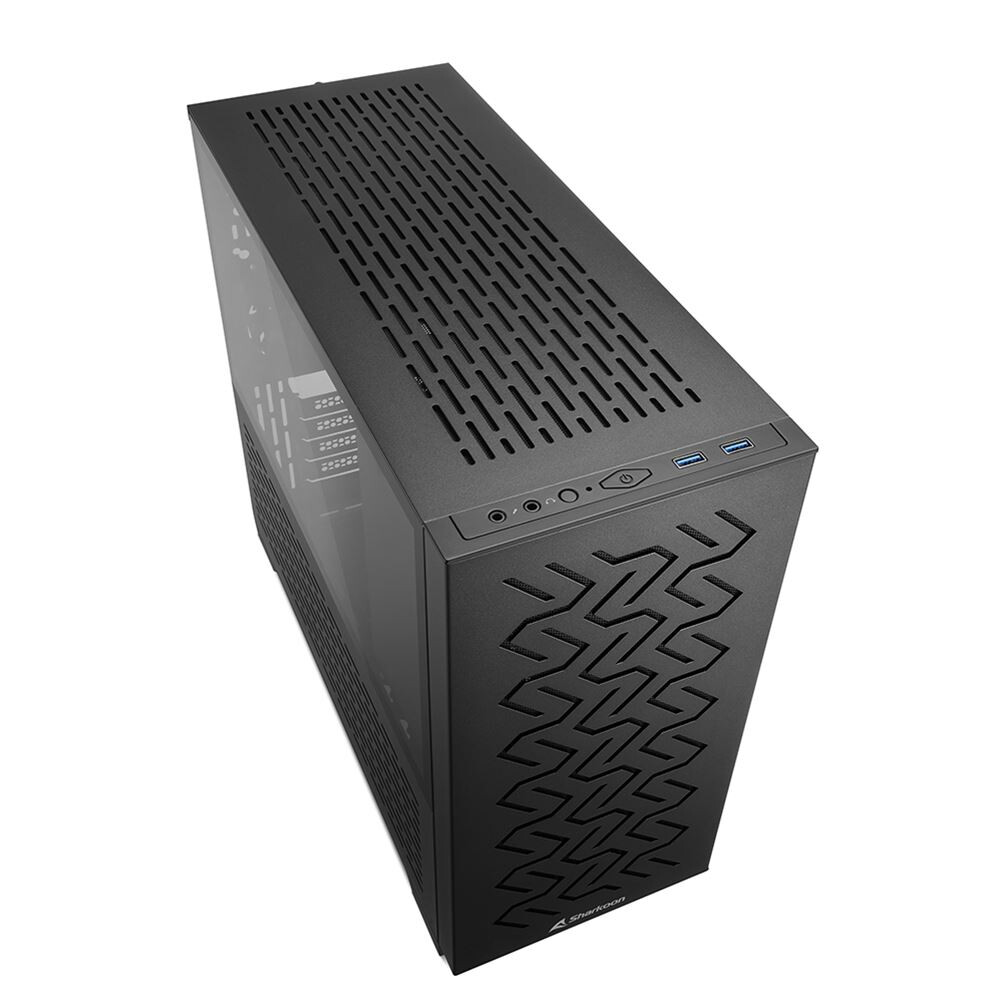 Datoru korpuss Sharkoon MS-Z1000 Black (4044951035090) - foto 2