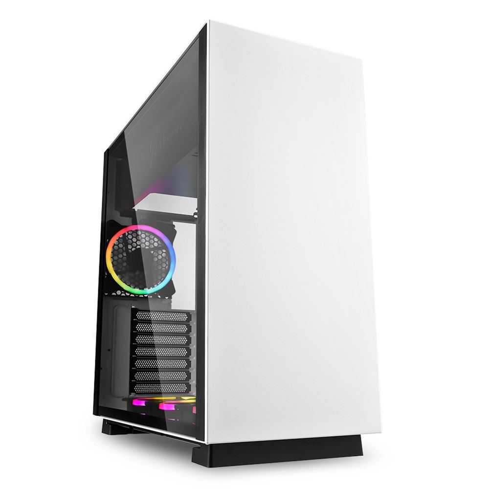 Datoru korpuss Sharkoon Pure Steel White RGB - PURE STEEL White RGB