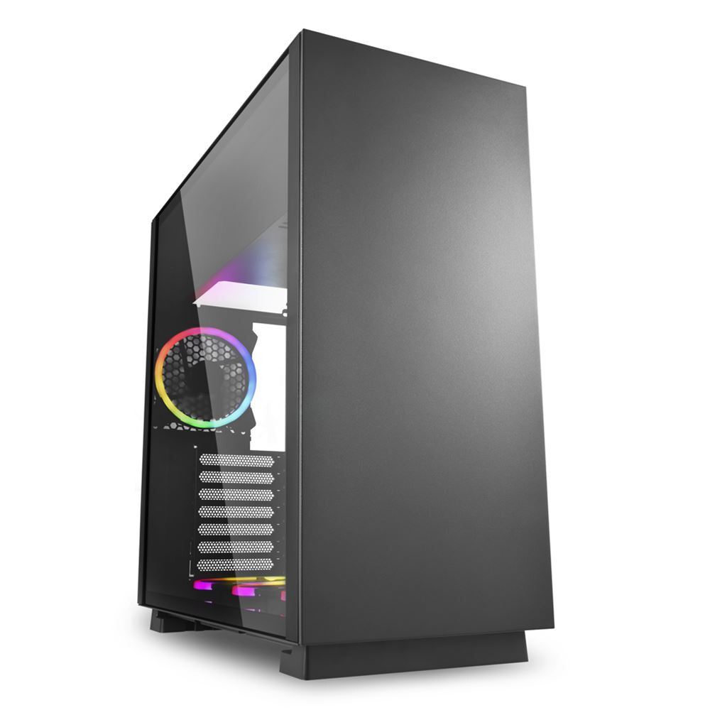 Datoru korpuss Sharkoon PURE STEEL RGB Midi Tower Black (4044951026616) - foto 2