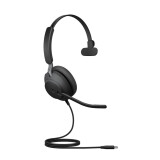 Austiņas Jabra Evolve2 40 MS Teams Mono Black (24089-899-899)