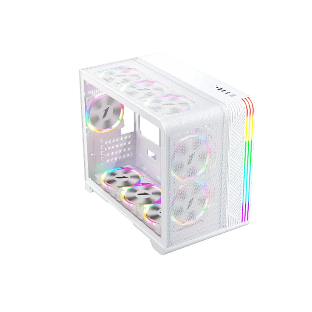 Datoru korpuss 1stPlaye White (VT6-WH-3F7-W) - foto 2