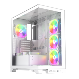 Datoru korpuss 1stPlayer White (Mi8-WH-3FC7R-W-1FC7-W)