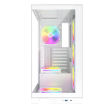 Datoru korpuss 1stPlayer White (Mi8-WH-3FC7R-W-1FC7-W)