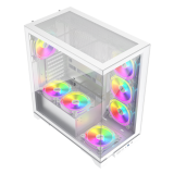 Datoru korpuss 1stPlayer White (Mi8-WH-3FC7R-W-1FC7-W)