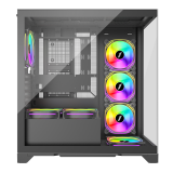 Datoru korpuss 1stPlayer Black (Mi8-BK-3FC7R-1FC7)