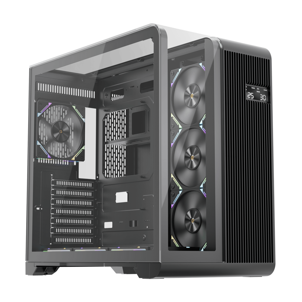 Datoru korpuss 1stPlayer Black (RT7-BK-3FC7R-1FC7)