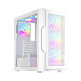 Datoru korpuss 1stPlayer White (T7-P-WH-4F7-W)