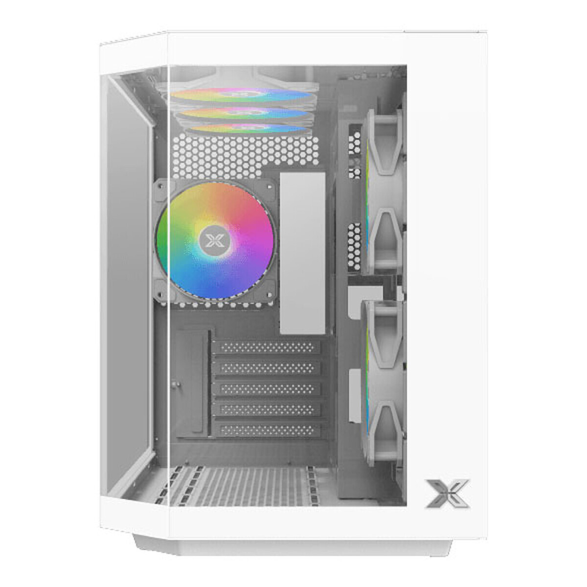 Datoru korpuss Xigmatek Cubi M White (EN42805) - foto 3