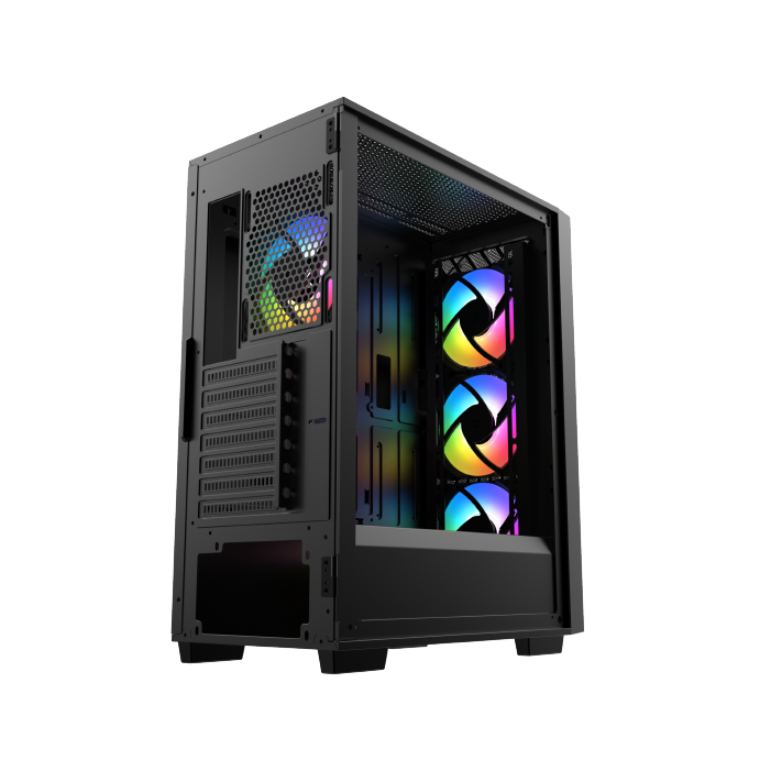 Datoru korpuss Xigmatek Lux G Black (EN48687) - foto 4