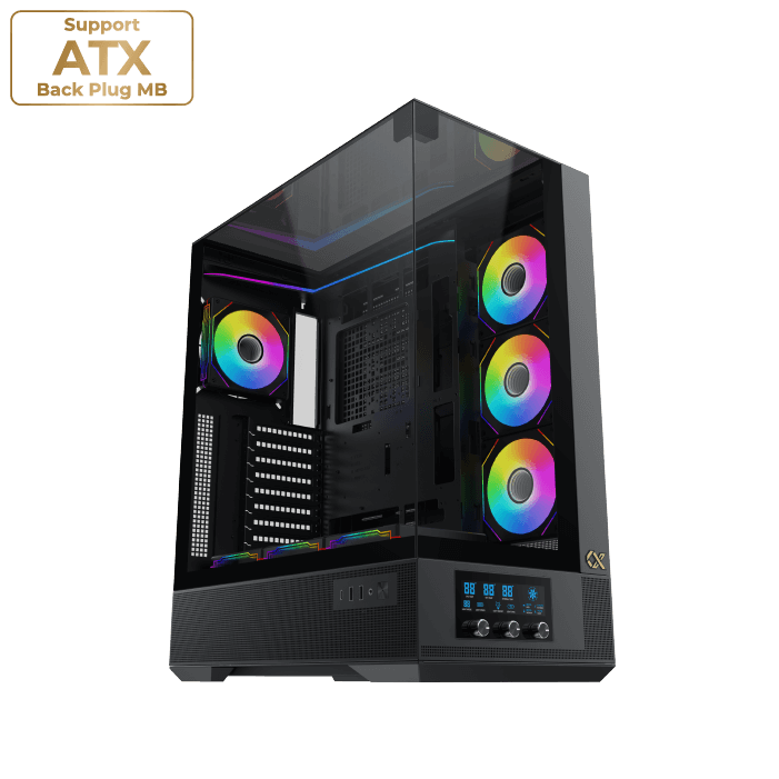 Datoru korpuss Xigmatek Vision Pro Black (EN45172) - EN45158