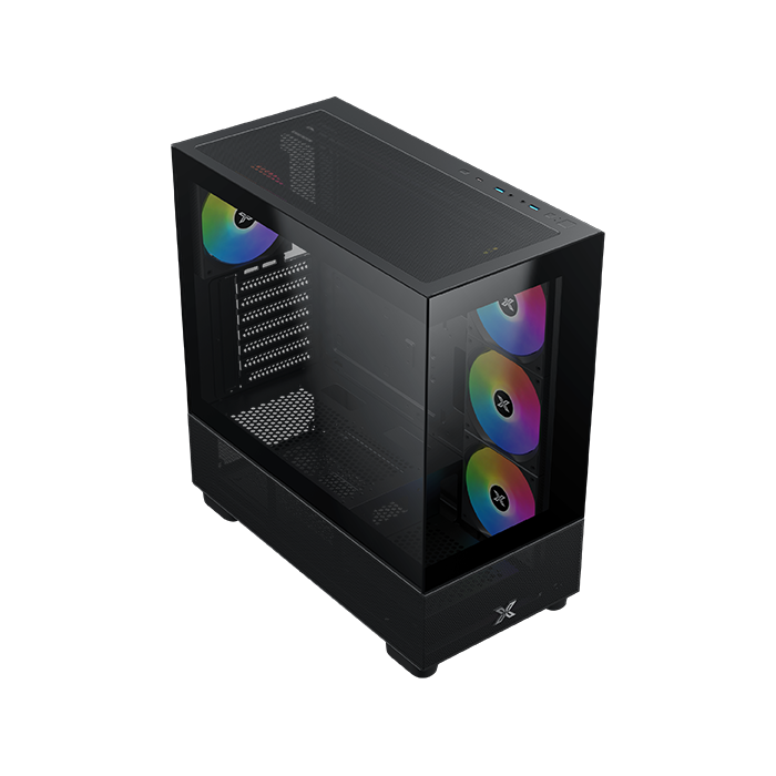 Datoru korpuss Xigmatek Endorphin Air V2 Black (EN41822) - foto 6