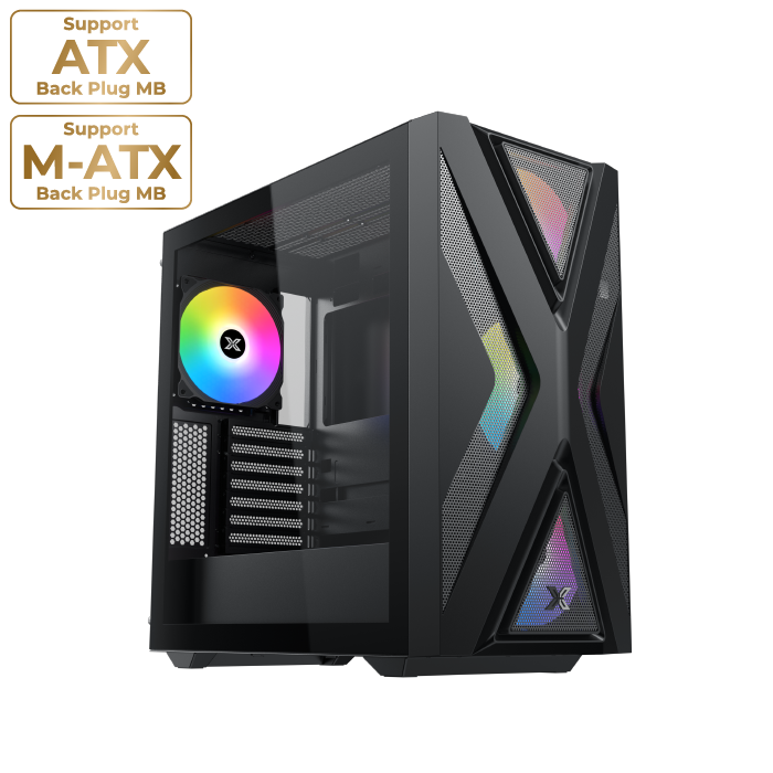 Datoru korpuss Xigmatek Hyperion Black (EN46827)