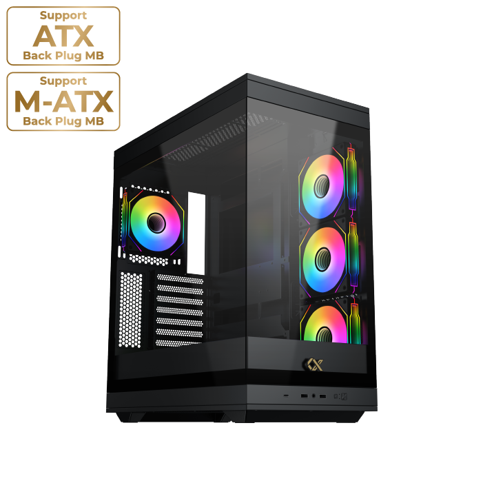 Datoru korpuss Xigmatek Meta Black (EN45066)