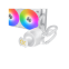 Dzesētājs Xigmatek Connect Pro RGB White 360mm (EN48364) - foto 3